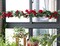 2 Pack (16FT) Artificial Rose Vine Flowers Plants Fake Flower Vine for Wedding Home Party Garden Craft Art Decor Red